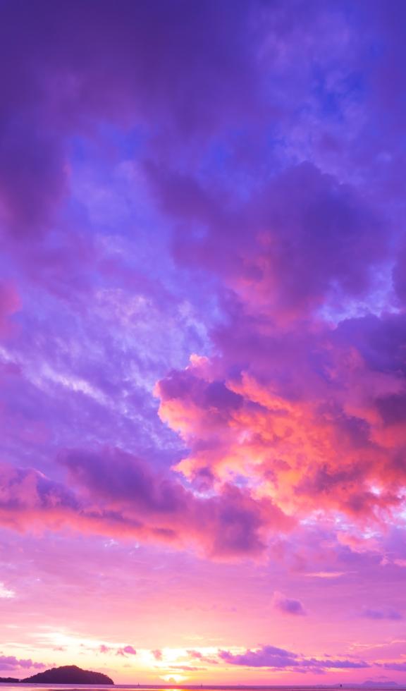 purple sky