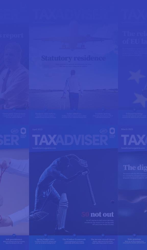 Collection of Tax Adviser Magazine issues