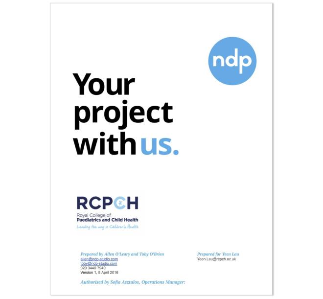 RCPCH proposal